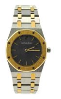 Stainless steel and gold centre Audemars Piquet 'Royal Oak' quartz wristwatch