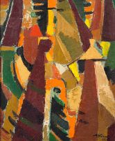 Alfred Krenz; Abstract (Two Basuto Women)