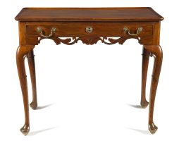 A George III mahogany silver table, late 18th century