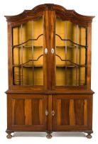 A Cape stinkwood display cabinet, late 18th/early 19th century