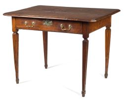 A Cape pearwood and stinkwood peg-top table, early 19th century