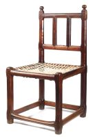 A Cape stinkwood Tulbagh side chair, 18th century