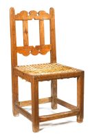 A Cape West Coast fruitwood Tulbagh side chair, 19th century