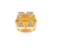 Diamond and gold ring, Erich Frey, 1970s