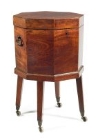 A George III mahogany cellaret, late 18th/early 19th century