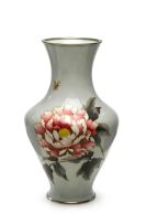 A Japanese cloisonné enamel vase, 20th century