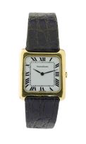 18ct gold wristwatch, Jaeger-Le Coultre, case 2316158