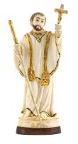 An Indo-Portuguese ivory figure of St Francis Xavier, early 19th century