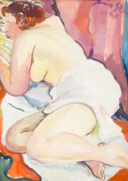 Irma Stern; Reclining Nude