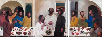 Cecil Skotnes; The Last Supper, triptych