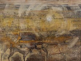 Gordon Vorster; Leopards in a Barren Landscape
