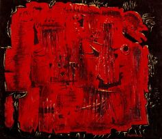 Alexis Preller; Red Abstract
