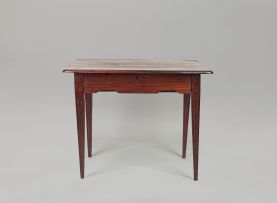 A Cape stinkwood peg-top side table, early 19th century