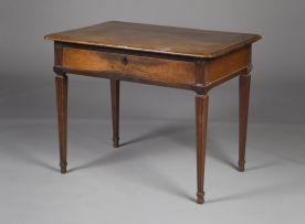 A Cape Neo-classical yellowwood and stinkwood side table, early 19th century