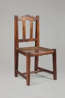 A Cape Transitional Tulbagh stinkwood and fruitwood side chair, early 19th century