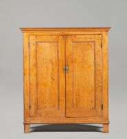 A Cape West Coast cedarwood cupboard, late 18th/early 19th century
