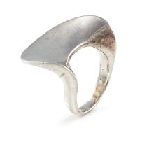 George Jensen silver ring, designed by Nanna Ditzel, 1959