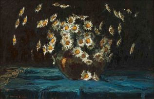 Adriaan Boshoff; A Vase of Daisies