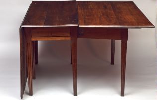 A Cape Neo-classical stinkwood double gate-leg dining table, late 18th/early19th century