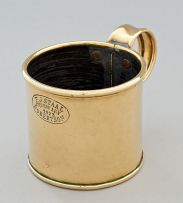 A Cape brass mug, Frederik Johannes Staal, Robertson, 22 February 1923