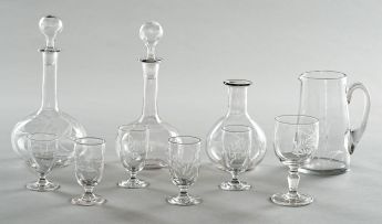 A collection of 'Woodstock' glass, late 19th/early 20th century
