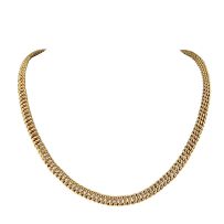 9ct gold fancy-link chain