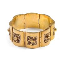 Victorian 18ct gold bracelet
