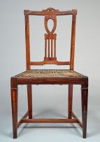 A Cape Neo-classical stinkwood and inlaid side chair, early 19th century