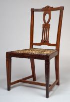 A Cape Neo-classical stinkwood and inlaid side chair, early 19th century