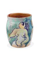 Irma Stern; Vase with Nude Figures