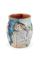 Irma Stern; Vase with Nude Figures