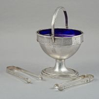 A George III silver sugar basket, maker's mark indistinct, London, 1805