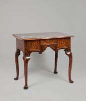 A walnut lowboy, late 18th century