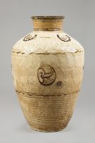 A Chinese Cizhou stoneware storage jar, Song/Yuan Dynasty