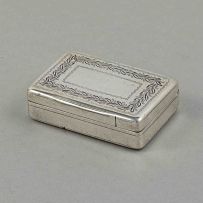 A Cape silver snuff box, Lawrence Holme Twentyman, early 19th century