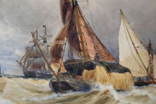 Thomas Bush Hardy; Shipping on Choppy Seas
