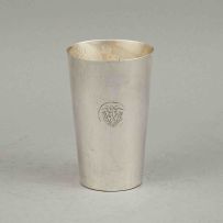 A Victorian silver beaker, Rowlands & Frazer, London, 1899