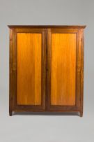 A Cape yellowwood and stinkwood side cupboard, 19th century