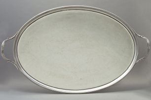 A George VI silver two-handled tray, James Dixon & Son, Sheffield, 1951