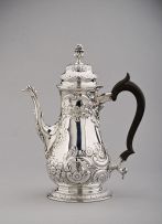 A Victorian silver coffee pot, William Hutton & Sons Ltd, London, 1898