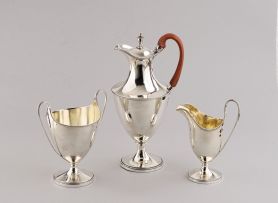 A George III silver coffee pot, Robert Jones & John Scofield, London, 1776