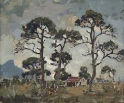 Gregoire Boonzaier; Three Fir Trees, Kenilworth, Cape Town, South Africa