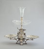 An Austro-Hungarian silver centrepiece, possibly Vincenz Carl Dub, Vienna, 1901-1921