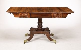 A Regency rosewood sofa table