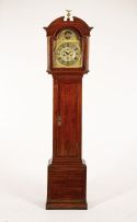 A George III oak longcase clock, Edward Sefton, Uskell,