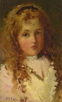 Alexander Mark Rossi; Portrait of a Young Girl
