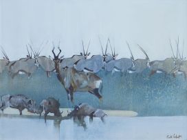Keith Joubert; At the Watering Hole