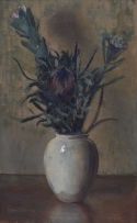 Frans Oerder; Still Life with Proteas