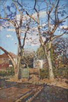 Frans Oerder; The Artist's Garden, Eastwood Street, Pretoria