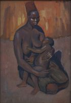 Alfred Neville Lewis; Mother and Child